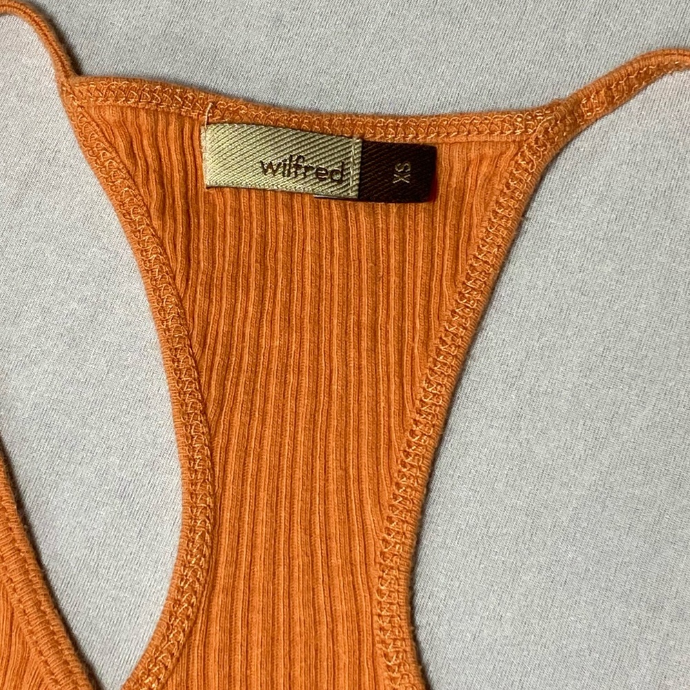 Wilfred - Ribbed Racer Back Tank Top - Picture 3 of 5